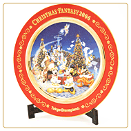 東京ディズニーランドに行こう:クリスマス・ファンタジーのピクチャープレートのお土産